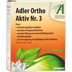 Adler Ortho Aktiv Nr. 3 Kapseln (Ernährungsphysiologische Ergänzung zu Schüßler Anwendung)