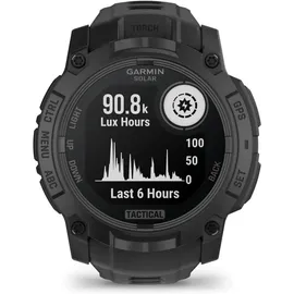 Garmin Instinct 3 Solar 50 mm Tactical Edition Schwarz