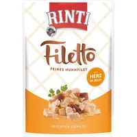 Rinti Filetto Huhn & Hühnerherz 2 x 24 x 100 g