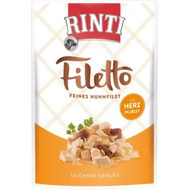 Rinti Filetto Huhn & Hühnerherz 2 x 24 x 100 g