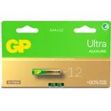 GP Batteries Ultra Alkaline GP24AU Einwegbatterie AAA Alkali 1,5 V, 12 Stück(e), Cd (cadmium), Hg (Quecksilber)