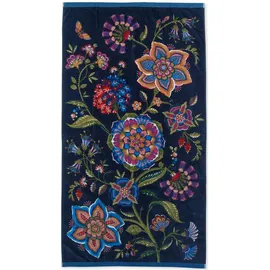 Pip Studio Viva la Vida Badetuch 100 x 180 cm blau