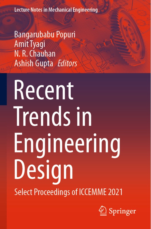 Recent Trends In Engineering Design, Kartoniert (TB)