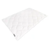 Badenia Trendline Alpaka Bettdecke normal 135 x 200 cm Alpaka Mono Steppbett | Weiß