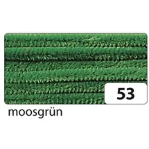 Folia Chenilledraht Pfeifenputzer 10 Stück 50 cm Ø 8 mm moosgrün
