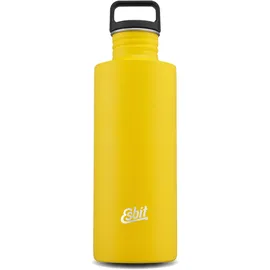 Esbit Trinkflasche Edelstahl Trinkflasche mit praktischem Loop Verschluss - 1000 ml in Gelb