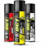 Oc1 Set Areosols Fahrradglanz 500ml + Kettenöl 500ml + Bremsenreiniger 500ml (akc)
