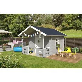 Nordic Holz Spielhaus LIDO grau/Holz