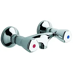Kludi Standard Brausearmatur 261010508 chrom, Metall Terraluxgriff