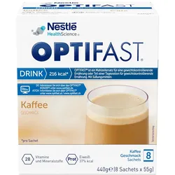 Optifast home Drink Kaffee Pulver 8X55 g