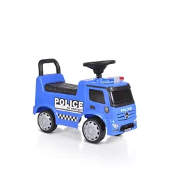 Moni, Kinder Rutschauto Antos Mercedes-Benz, Melodien, Sirenenlichter, Sound blau
