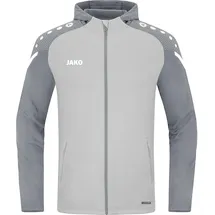Jako Performance Kapuzenjacke Herren soft grey/steingrau XXL