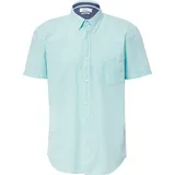 s.Oliver Kurzarmhemd mit Struktur-Streifen Blau M