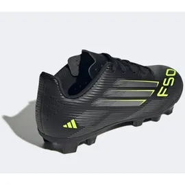 adidas F50 Club FG/MG Kinder core black/iron metallic/lucid lemon 30