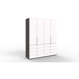 Wiemann Falttürenschrank Loft 300 x 216 x 58 cm Beige/Weiß
