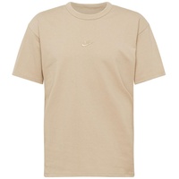 Nike T-Shirt mit Label-Stitching, Beige, 3XL