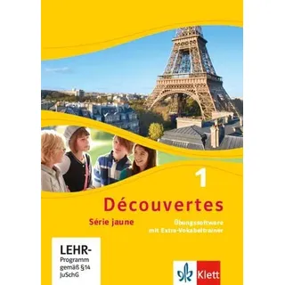Découvertes 1. Série jaune: Übungssoftware mit Vokabeltrainer, Einzellizenz 1. Lernjahr (Découvertes. Série jaune (ab Klasse 6). Ausgabe ab 2012)