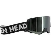 Broken Head Motocross-Brille Magnetic-Struggler Silber Verspiegelt
