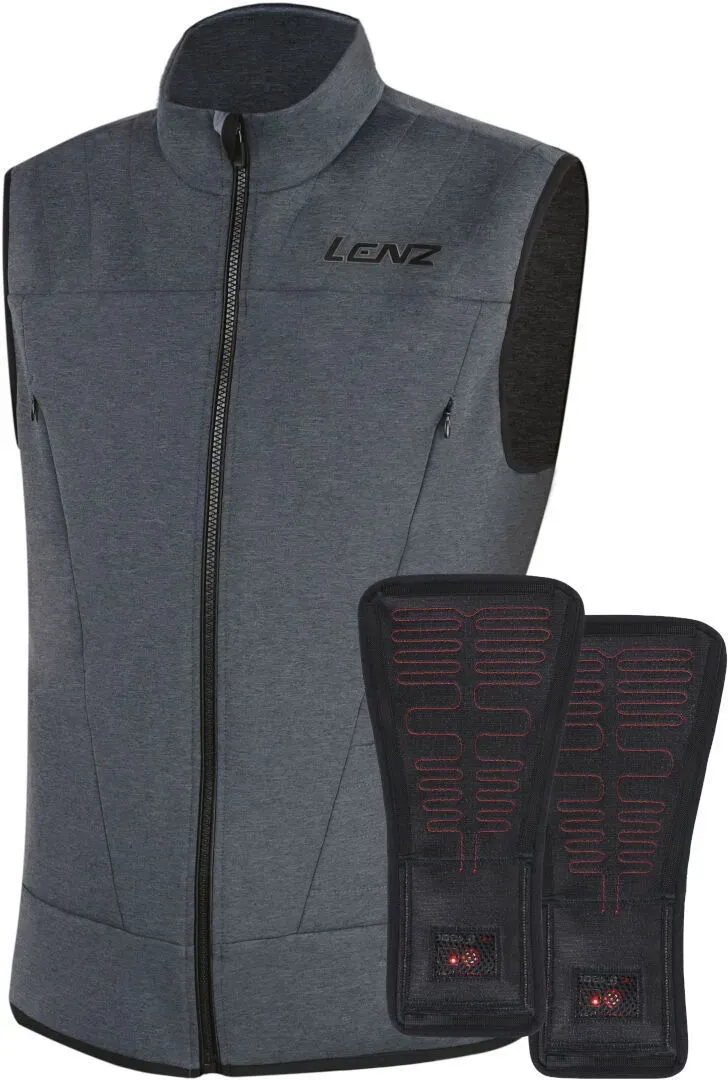 Lenz Heat Vest 2.0 Verwarmd vest, zwart-grijs, S Voorman