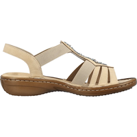 Rieker FSK Damen Sandalen für Damen, beige, Größe 40 EU