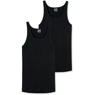 SCHIESSER Herren Unterhemd Weiß