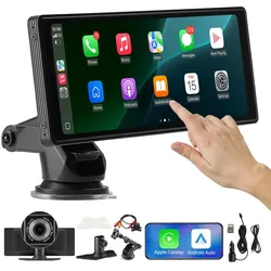 VEVOR Autoradio CarPlay Touchscreen 254mm Apple Android Front-/Rückkamera