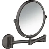 Hansgrohe Rasierspiegel Axor Universal Circular Wandmontage, brushed black chrome