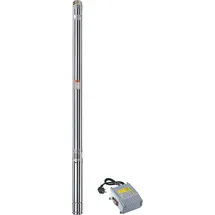 chm GmbH® Brunnenpumpe 2,5 Zoll 550 Watt 8,2 Bar 2700 L/h sandresistent bis zu 5 %