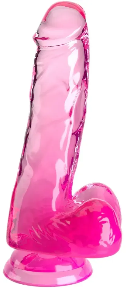 King Cock Clear 6? Cock with Balls (17,8 cm, Ø 3,8 cm)