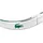 Lacoste GLORI Armreif Edelstahlfarben grün 563050C00 Größe L
