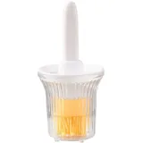 Ölpinselflasche – Silikon-Ölflaschen-Pinsel-Set | ABS-Ölbehälterbürste | 2-in-1-Ölspenderflasche mit Silikon-Backpinsel, Küchenhelfer, Grillwerkzeug, Olivenölbehälter zum Kochen Backen