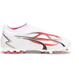 Puma Ultra Match LL MG Jr 107515, white/black/fire orchid