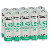 Saft Lithium 3,6V AA 10 St.