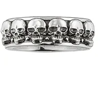 Thomas Sabo TR1878-001-12 Silber-Ring Totenköpfe, 60/19,1