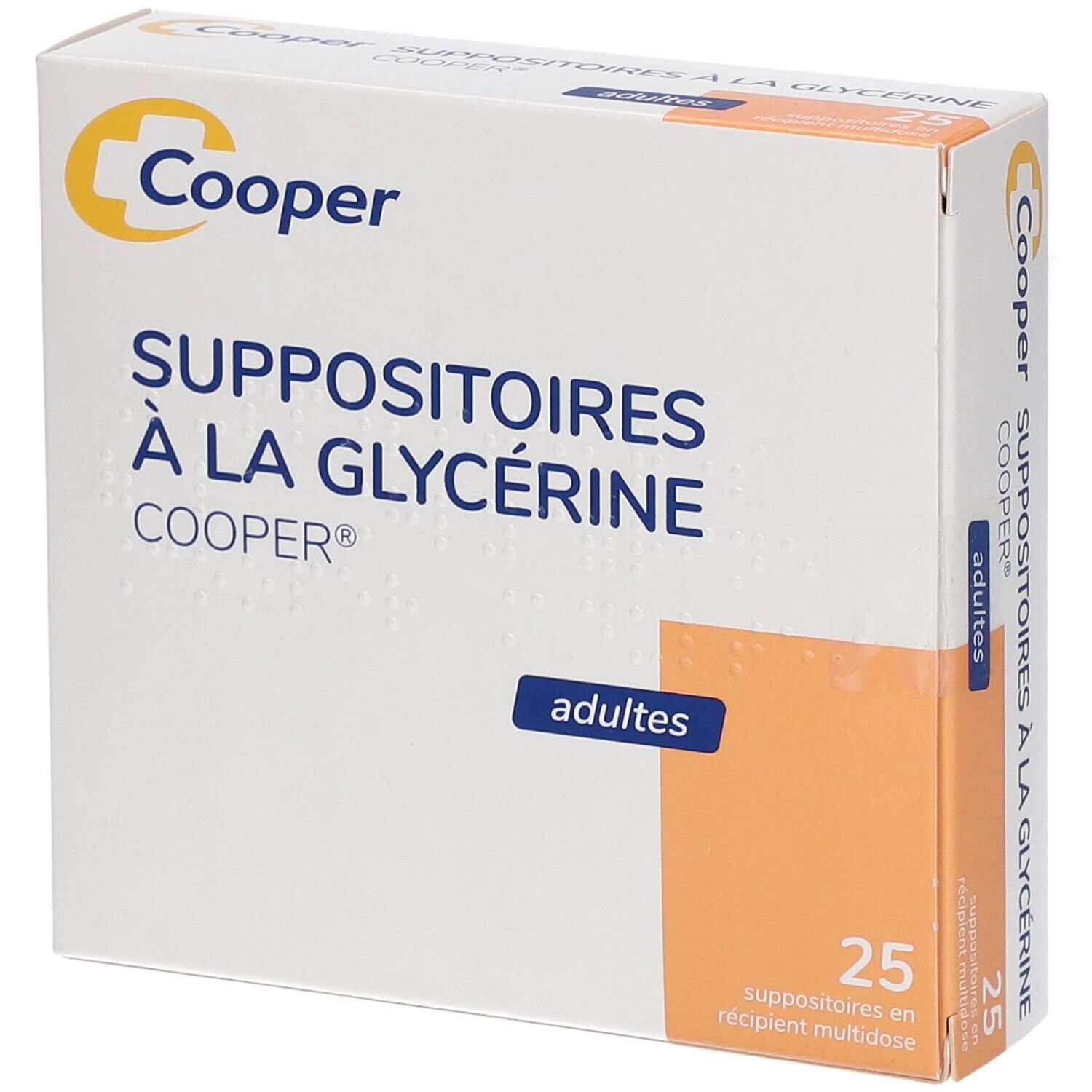 SUPPO GLYCERINE ADULTE B25 NM 25 pc(s) suppositoire(s) pour adultes