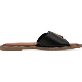 s.Oliver Pantolette Nieten Soft Foam Sohle Schnalle 5-27131-42, Größe:37 EU, Farbe:Schwarz - Schwarz 37