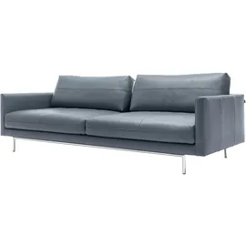 creation by rolf benz 4-Sitzer "CR.414, Designsofa, Loungesofa", blau (blaugrau), B:240cm H:91cm T:106cm, CREATION BY ROLF BENZ, Sofas, Wahlweise aus Leder oder Chenille