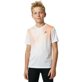 Head Racket Head Topspin T-Shirt Boys, Print Vision m/Campfire Orang - Campfire Orange - 128