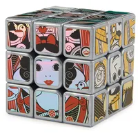 Rubik's Zauberwürfel, Disney 100. Jubiläum, 3x3 Zauberwürfel in Metallic Platin | Zappelspielzeug für Erwachsene | Micky Maus-Spielzeug | Disney-Spielzeug für Erwachsene und Kinder