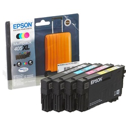 4 Epson 405XL Original-Tinte Multipack