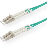 Roline LWL-Kabel 50/125μm OM3, LC/LC, türkis, 1 m