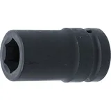BGS 5500-27 | Kraft-Steckschlüssel-Einsatz Sechskant, tief | 25 mm (1") SW 27 mm