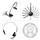 GEQUDIO Headset Kabelgebunden Kopfband Büro/Callcenter Schwarz