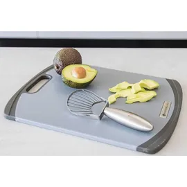 Master Class Avocadoschneider und -ausstecher Edelstahl 18 cm Silber