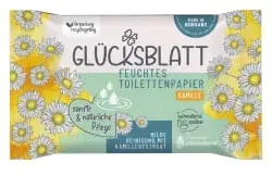 Fripa Glücksblatt Feuchtes Toilettenpapier Kamille 6511000 , 1 Packung = 42 Tücher