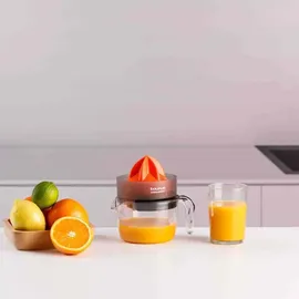 TAURUS CITRUS COMPACT Entsafter Schwarz/Orange/Transparent