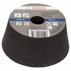Schleiftopf, konisch-Metall/Guss 90mm, 110mm, 55mm, 36 (1608600233)