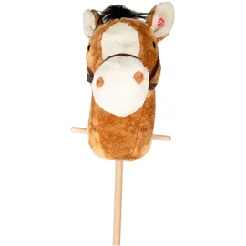 Small Foot Company small foot 11718 - Steckenpferd NICO, Hobby Horsing, braun, Länge: 107 cm