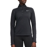 Nike Damen Pacer Sweatshirt, Black/Reflective Silv, L