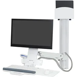 Ergotron Sit-Stand Combo System Mit CPU-Halter klein - Befestigungskit (Tastatur